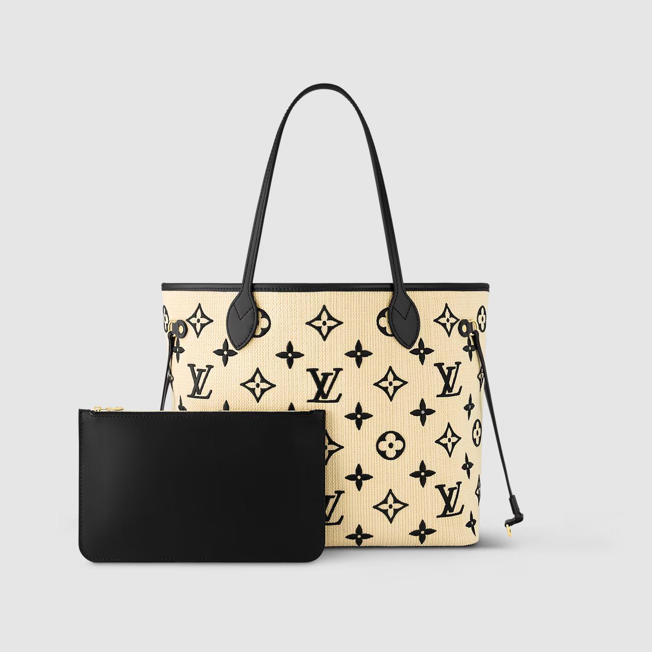 Túi Louis Vuitton Neverfull MM Nữ Đen Be By The Pool